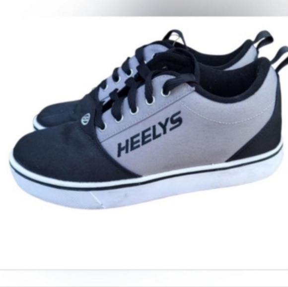Heelys Pro 20 Skate Sneaker SkateBoard Tennis Shoe Black Gray Men 7 Youth Boy 7 - Picture 2 of 13
